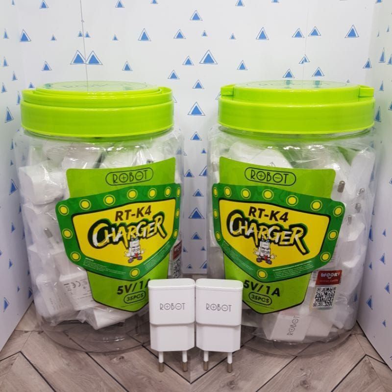 Batok charger ROBOT RT-K4 Kepala Casan Robot RT-K4 Original 1 Toples isi 35 Pcs