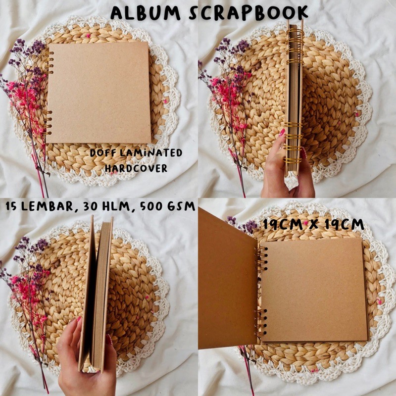 

DIY0123 scrapbook kit/paper scrapbook/scrapbook diy/jurnal kit (scrapbook+stickers+box)