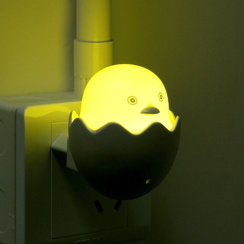 Lampu Tidur LED Telur Ayam Sensor Cahaya / Night Light Lamp Chicken Egg Bebek Duck / Lampu Tidur Hemat Energy / Lampu Kamar Anak / Lampu Aesthetic / Lampu Unik