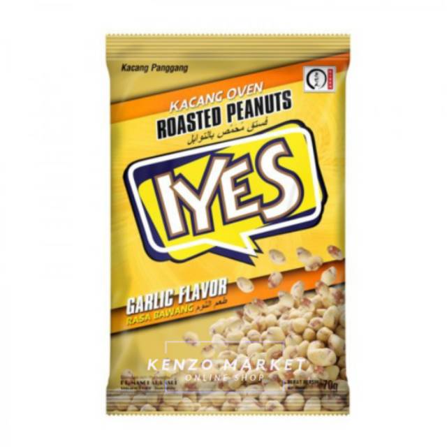 

IYES ROASTED PEANUT BAWANG 70 GR