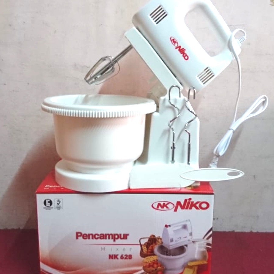 Mixer Stand Pecampur Makanan Niko NK-628 Kapasitas 2liter Multifungsi