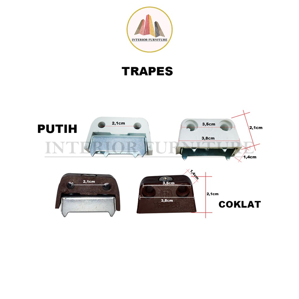 Trapes Ambalan Siku Kayu Lemari Plastik Traves Travex