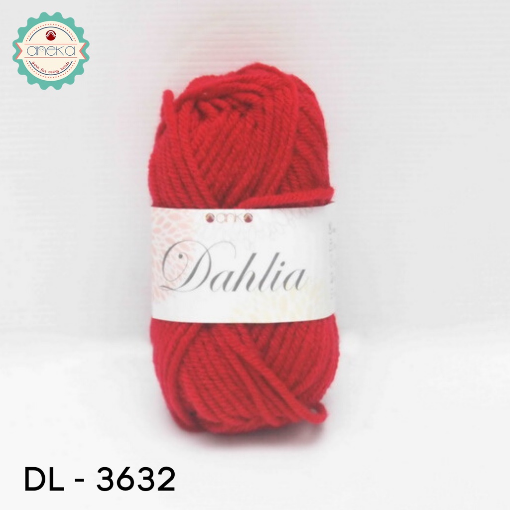 Benang Rajut Karpet Dahlia / Carpet Yarn - 3632 ( Merah )