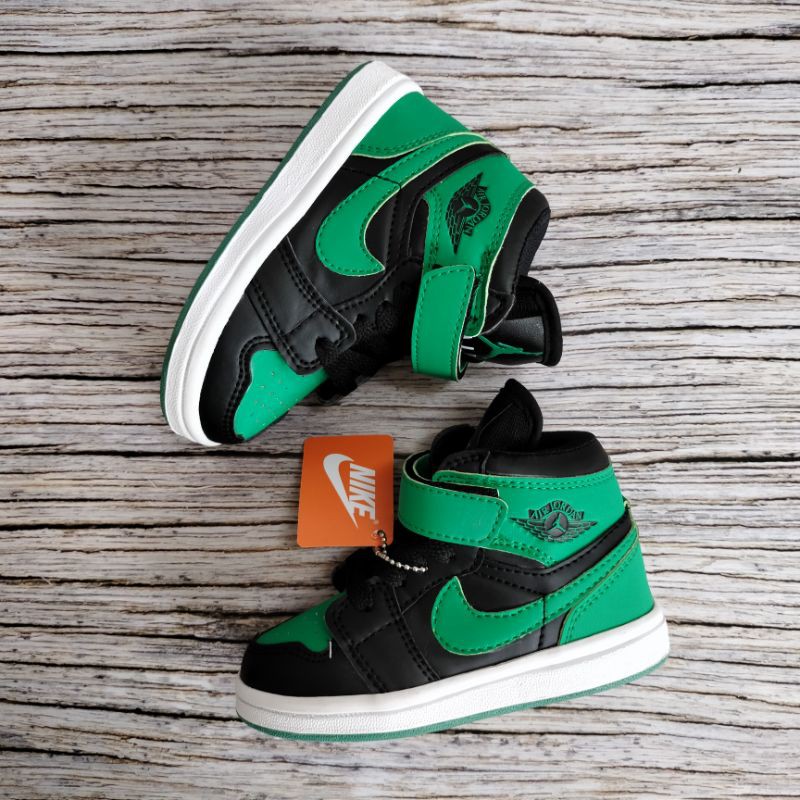 SEPATU ANAK JORDAN GREEN PREMIUM HIGH QUALITY SEPATU ANAK COWOK JORDAN