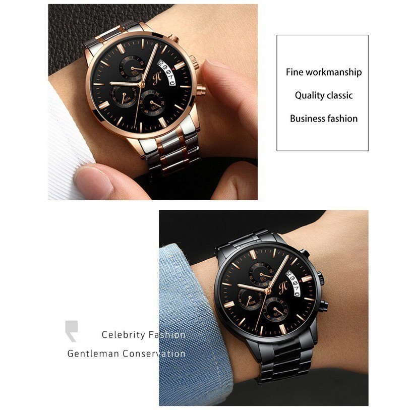 JAM TANGAN 8036 JIMS HONEY ORI WATCH ANALOG PRIA FASHION MEWAH ELEGAN BRANDED TRENDI KEREN MURAH