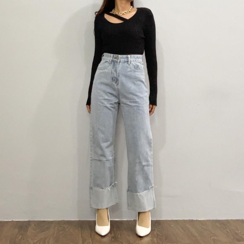 [LUXE.DLABEL] - E21 Jeans | Celana panjang Highwaist wanita Jeans import premium Jeans wanita polos ripped jeans High waist jeans wanita bkk Skinny Jeans High waist Baggy jeans Wideleg Jeans Kulot jeans Boyfriend jeans Wanita Kargo Jeans