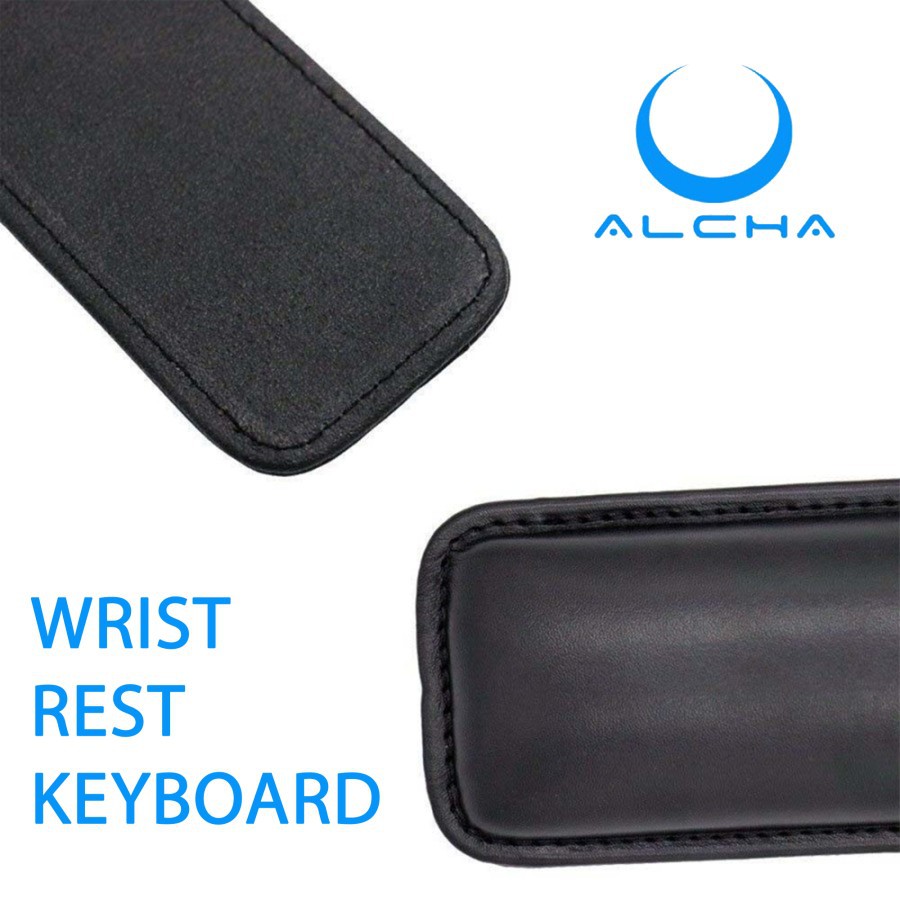 ALCHA WRIST REST KEYBOARD MECHANICAL PAD LEATHER SANDARAN TANGAN