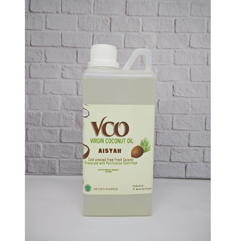 

Terbaru's,h Vco Virgin Coconut Oil Aisyah 1000 ml, 100 % Minyak Kelapa Murni Eksport Quality N41N05