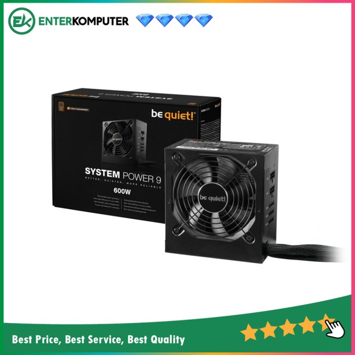 be quiet! SYSTEM POWER 9 500W CM - Modular - 80+ Bronze / PSU 500W