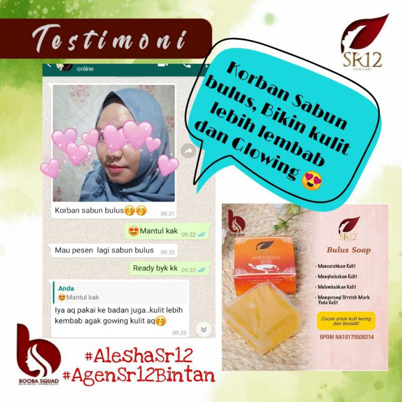 SABUN BULUS SR12 HERBAL BPOM TERLARIS! SABUN WAJAH / SABUN GATAL / BULUS BAR SOAP ORIGINAL AMAN / SABUN MUKA GLOWING PENGHILANG FLEK HITAM DAN PERAWATAN WAJAH BERJERAWAT SABUN BULUS SR12