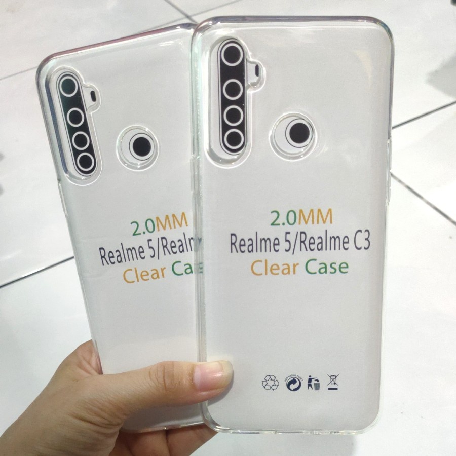 SOFTCASE CLEAR HD PREMIUM REALME 5 5i 5S - FA