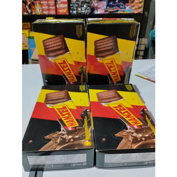 Hanzel Nabati wafer balut Coklat