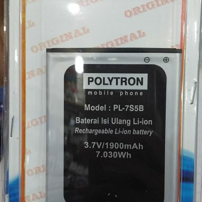 Baterai  Polytron PL7S5B Polytron Rocket T1 R2501 Original