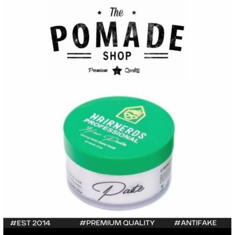 Hairnerds Professional Hair Paste Original Lokal Murah Pomade BPOM ORIGONAL Penata Rambut Pomade Clay No Gel Oil Watter Based