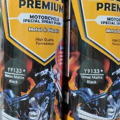 Pilok Pilox Cat Diton Premium Nmax Matte Black 9133 Hitam Doff Nmax 400cc H9133 Cat Semprot Diton Premium Tahan Bensin