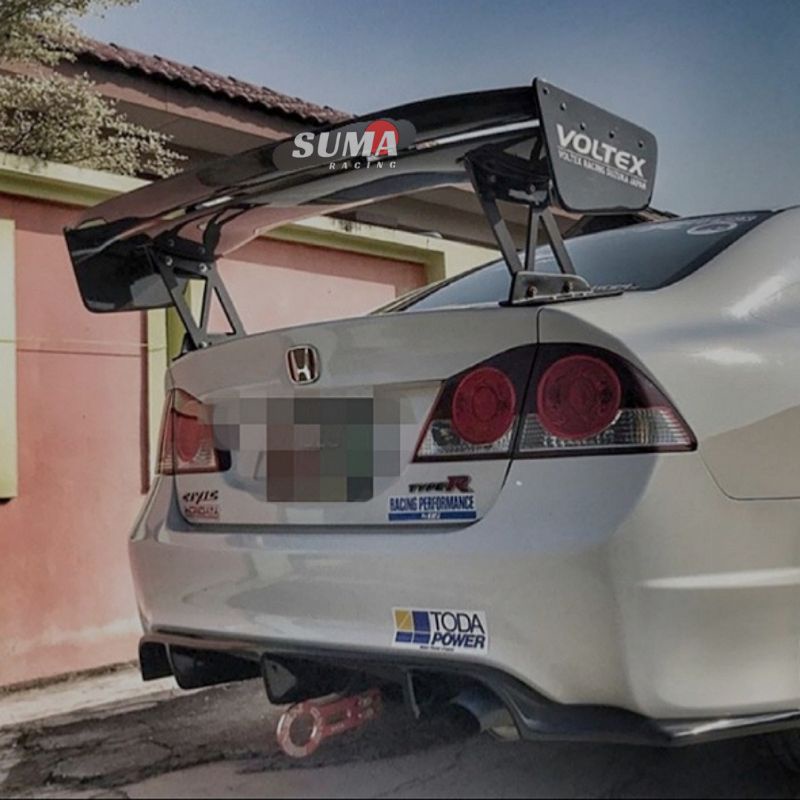 SPOILER GT WING SUSUN CIVIC FD TYPE 5 CARBON KEVLAR
