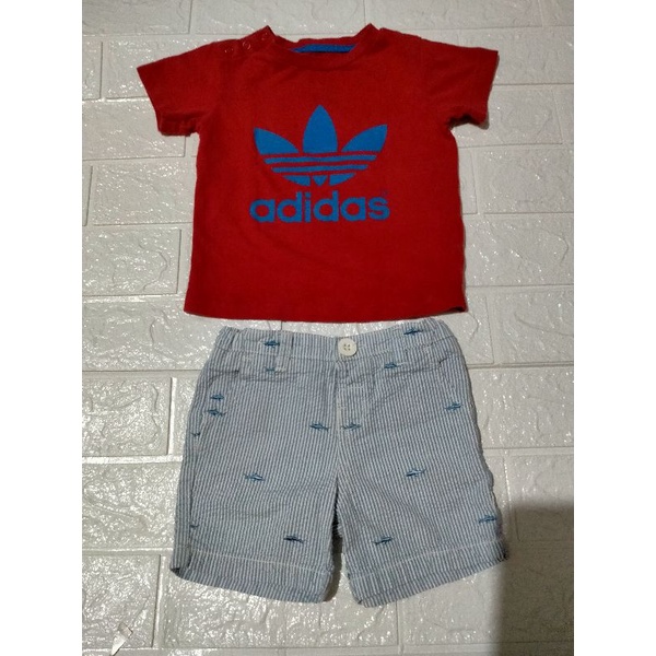 Preloved Set Adidas Baby Original Preloved Set Gingersnaps 2in1 Preloved Celana Pendek Gingersnaps P