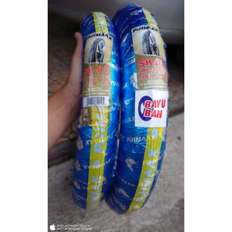 Ban Donat Primaax Ring 14 Sk01 Sk 01 Sk-01 Paket 2 Ban 80/80 90/80 Ban Donat Ban Luar