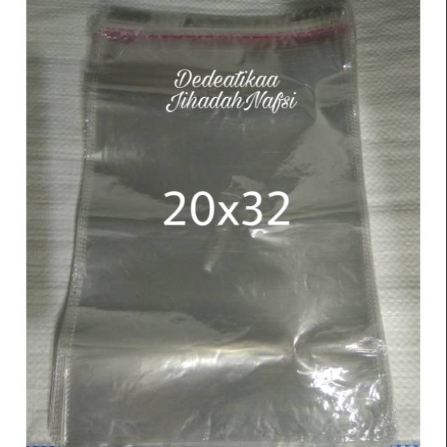 PLASTIK OPP BENING/ PLASTIK BAJU/ OPP MURAH