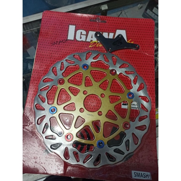 disc piringan cakram depan IGAWA model PSM 300mm 300 mm suzuki smash shogun satriaR satria 2tak hiu 