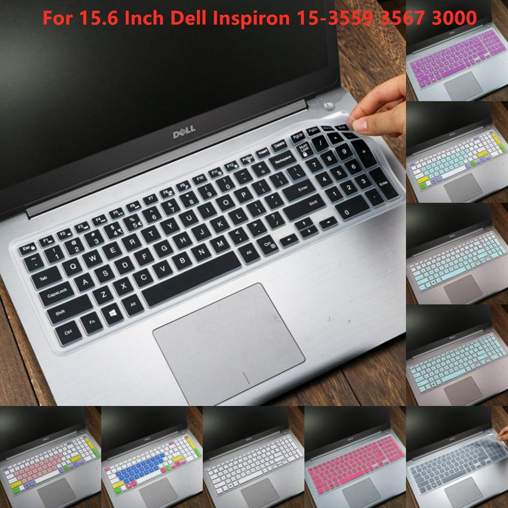 Cover Pelindung Keyboard Laptop Bahan Silikon Lembut Ultra Tipis Untuk Dell Inspiron 15-3559 3567 3000 15.6 Inch