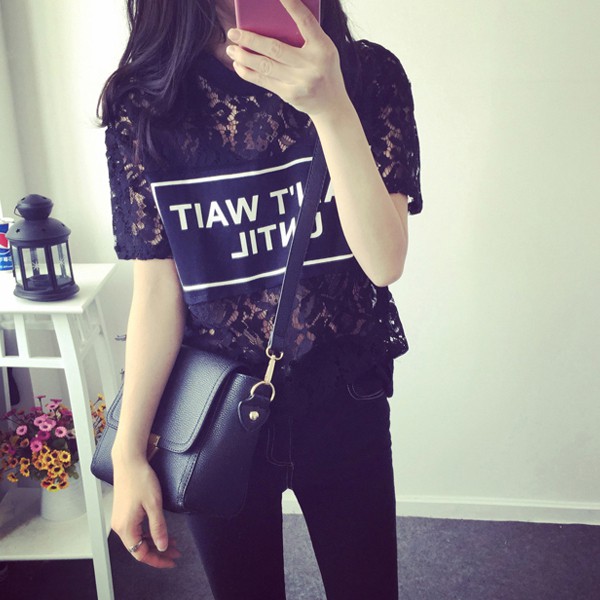 T-Shirt Korean Fashion 15W3906