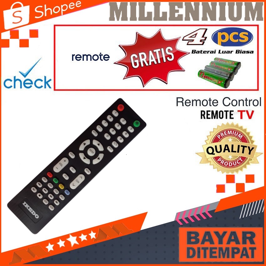 Remot Remote TV Ikedo SPQV59N LCD LED LT-17L2