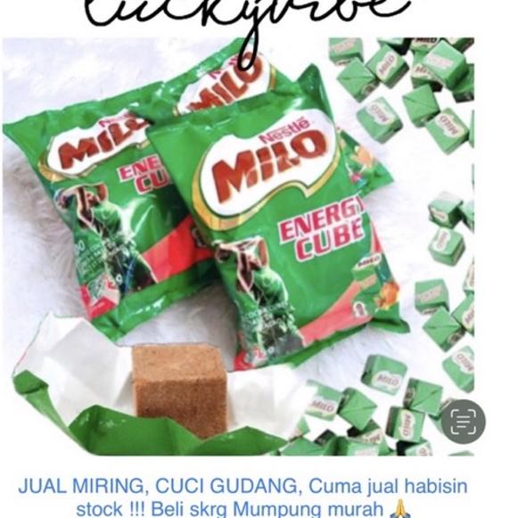 

Order--NESTLE MILO CUBE 100/ MILO CUBE ENERGY 100pcs impor exp 2023