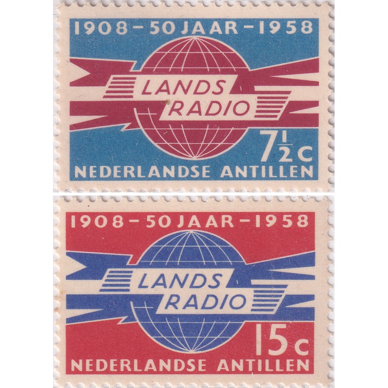 

Prangko Netherlands Antilles 1958 - The 50th Anniversary of the Netherlands Antilles Radio and Telegraph Administration