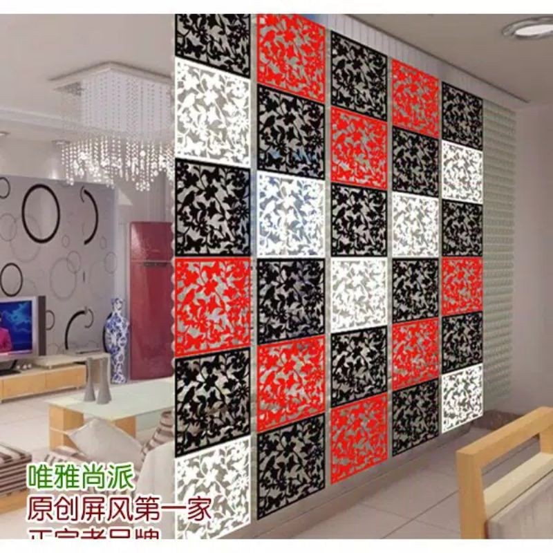 DEKORASI PARTISI SeKAT RUANGAN SALE VINTAGE DESIGN TERBARU TIRAI GANTUNG PENYEKAT RUANGAN
