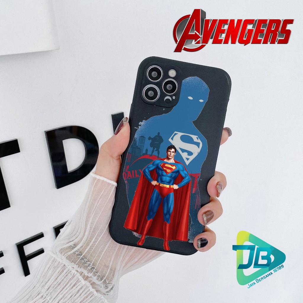 CASE CASING SOFTCASE SILIKON MACARON PELINDUNG KAMERA SUPER HERO OPPO VIVO SAMSUNG XIAOMI REALME IPHONE ALL TYPE JB5382