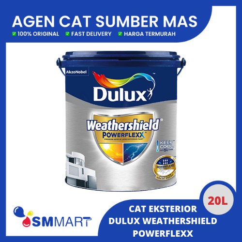 DULUX WEATHERSHIELD POWERFLEXX BW PAIL 20L