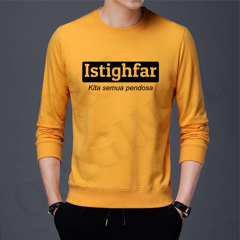 BS/COD/BAJU KAOS PRIA ISTIGHFAR 2XL-3XL DISTRO//GOOD QUALITY