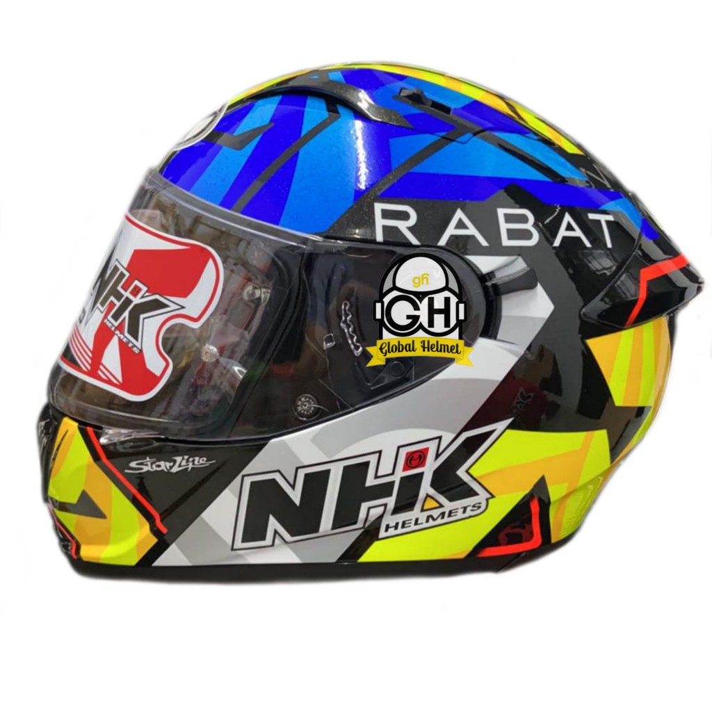 HELM NHK FULL FACE NHK GP PRIME MOTIF TITO RABAT BLACK GLITTER