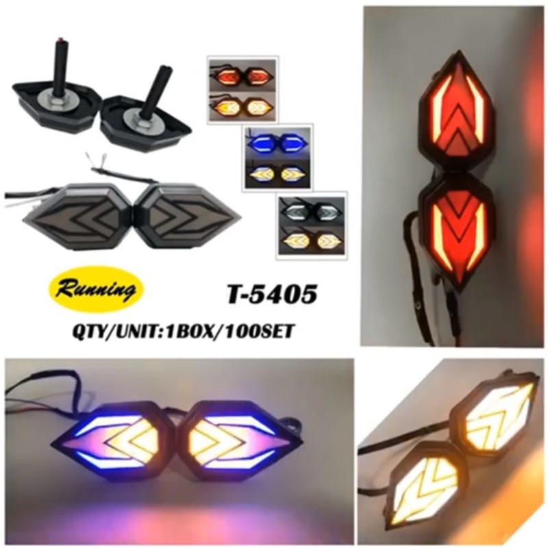 Lampu sein Tempel Fairing Universal sein Running