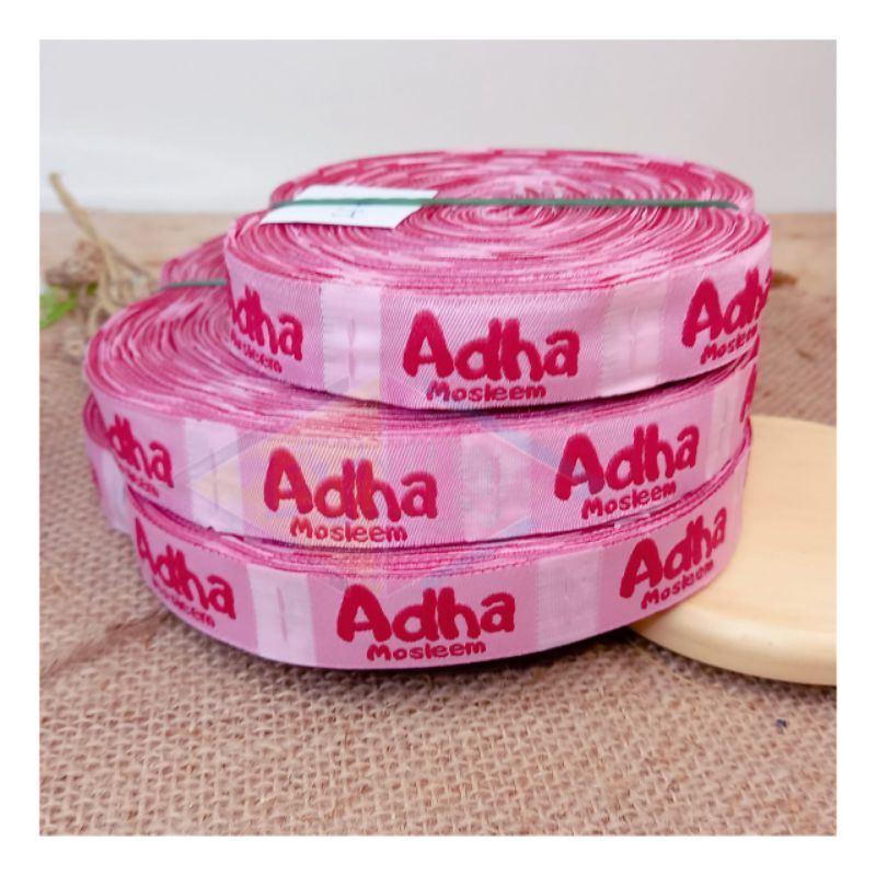 

3,5x5 woven rajut label woven demask bordir