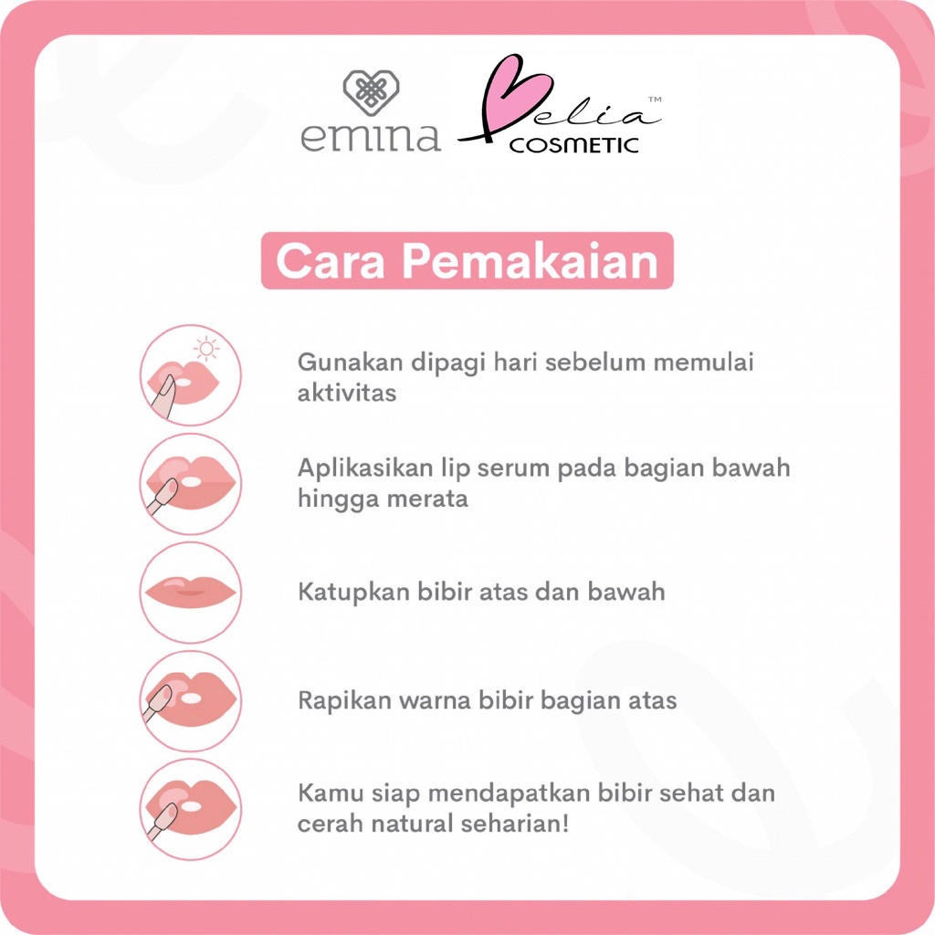 ❤ BELIA ❤ Emina Lip Mask Sleeping Mask &amp; Watercolor Lip Serum | Lip Mask | Lip Serum | Perawatan Bibir | BPOM