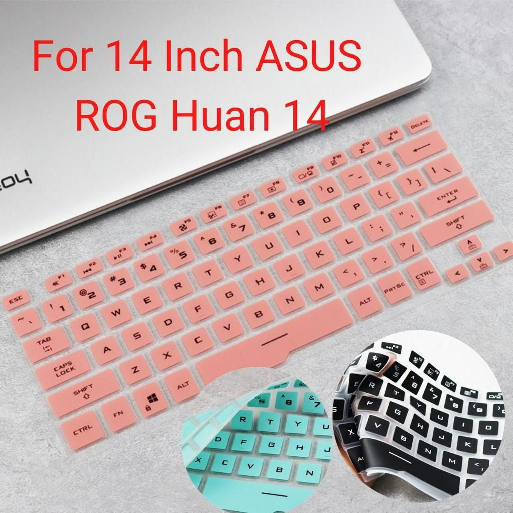 For 14 Inch ASUS ROG Huan 14 2020 Serise Soft Ultra-thin Silicone Laptop Keyboard Cover Protector