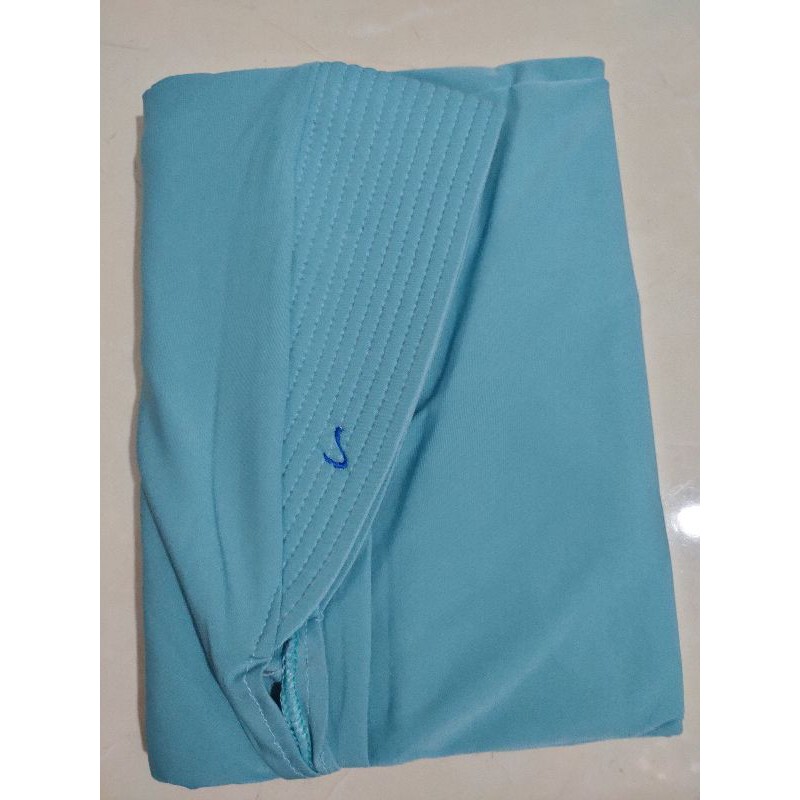 BERGO/JILBAB/HIJAB/KERUDUNG JUMBO XXL/JERSY PREMIUM/HIJAB SYAR'I/BERGO JUMBO/HIJAB JUMBO-Biru Turkis