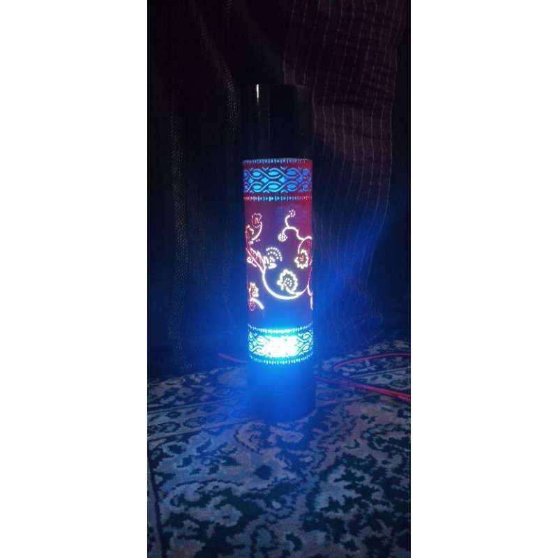 lampu tidur pipa paralon pvc lampu hias lampu batik lampu taman lampu karakter termurah terlaris LED