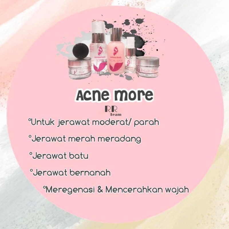 JUSTMINE Beauty Skincare Glowing Jerawat Acne Flek Facialwash Toner Serum Daycream Creamnight Cantik-2