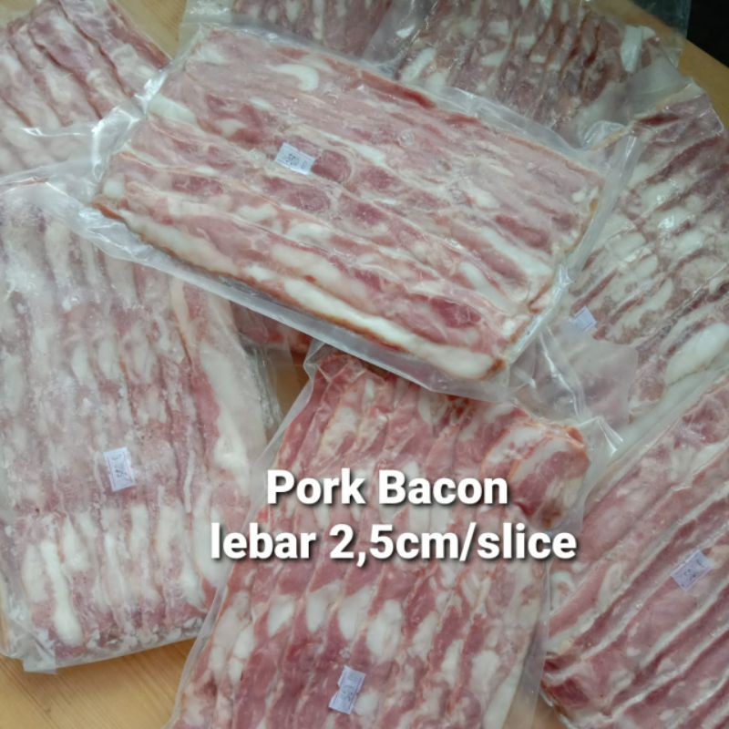 

Pork Bacon (frozen) 500gr / 1 kg (non Halal)