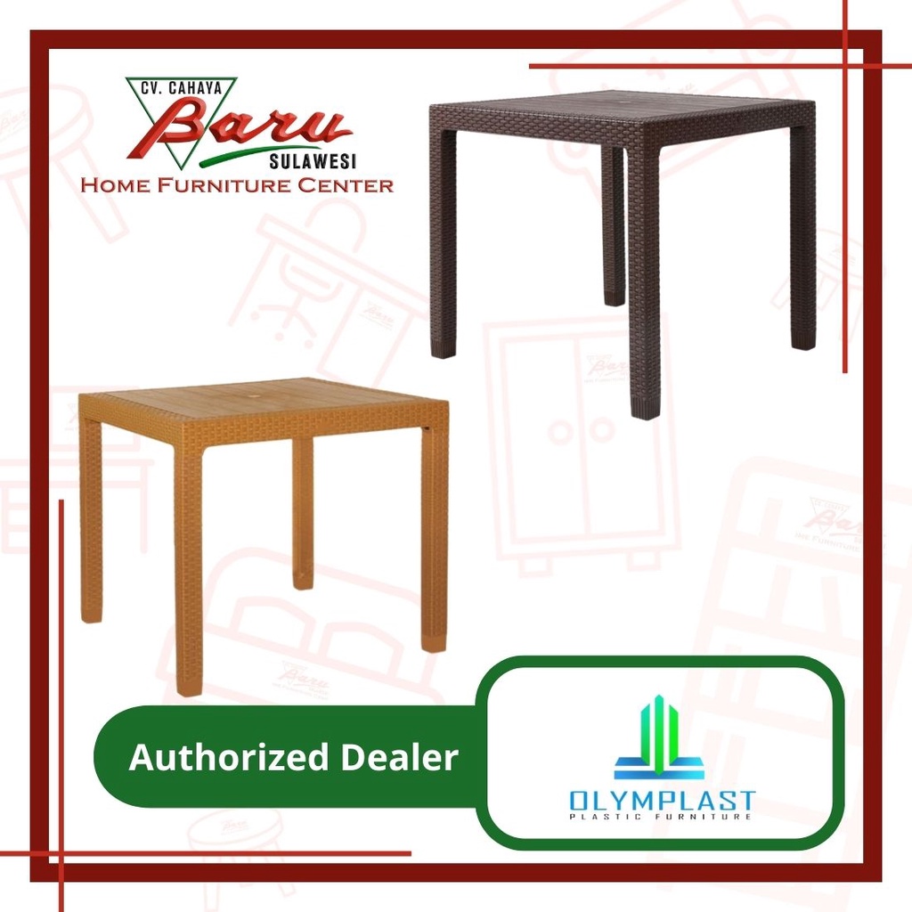 Meja Olymplast ODT Rotan