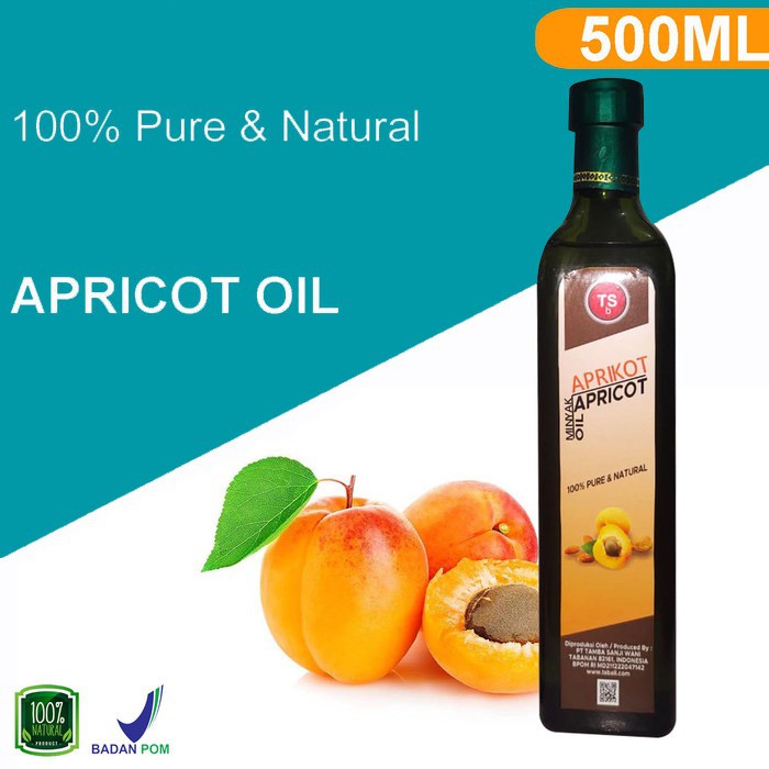 

Minyak Aprikot Apricot Oil 100% Murni & Alami KEMASAN 500ML
