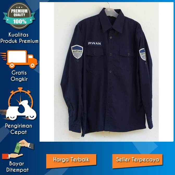 Seragam PDL Baju Net TV, Trans Tv, Seragam Kantor, Werpak Polos