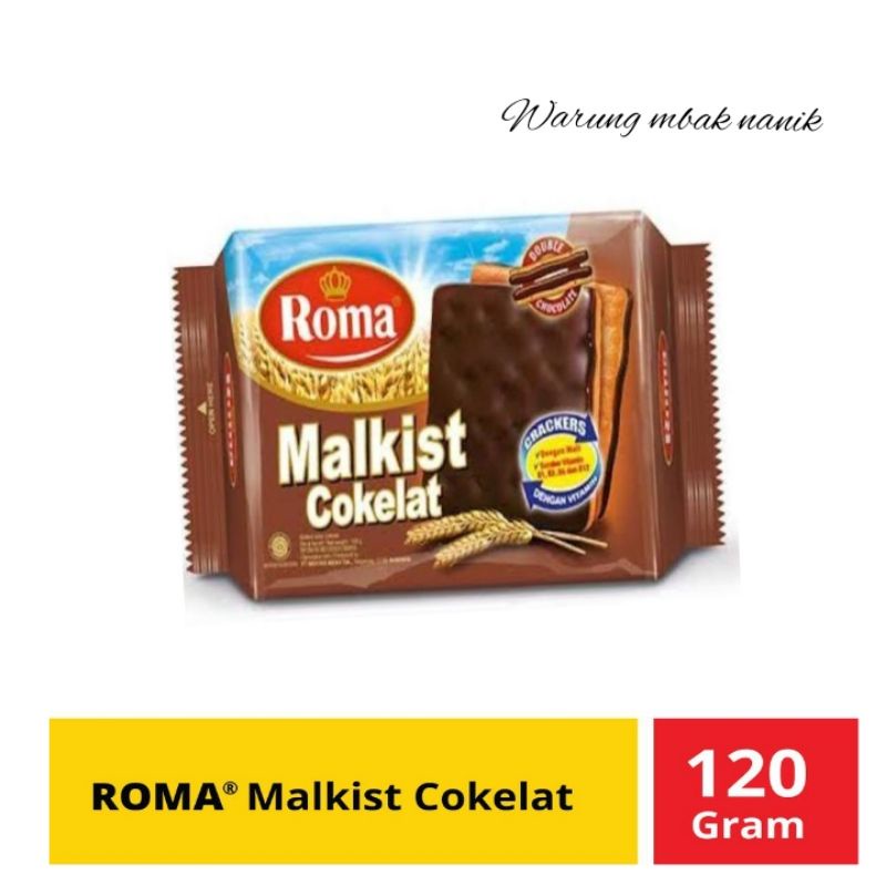 

Roma Malkist Belgian Style Chocolate 105 gr