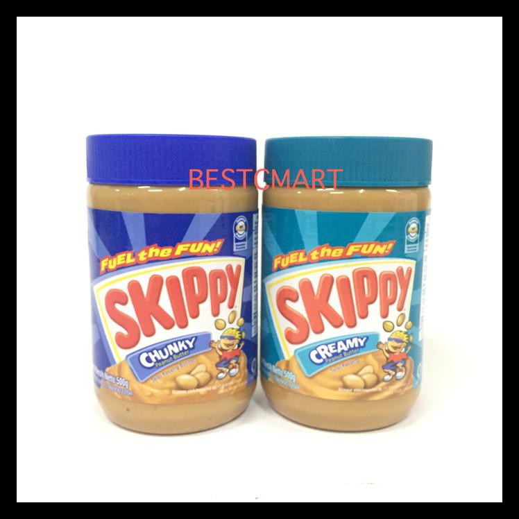 

Cuci Gudang Skippy Peanut Butter Chunky & Creamy 500 Gr - Creamy