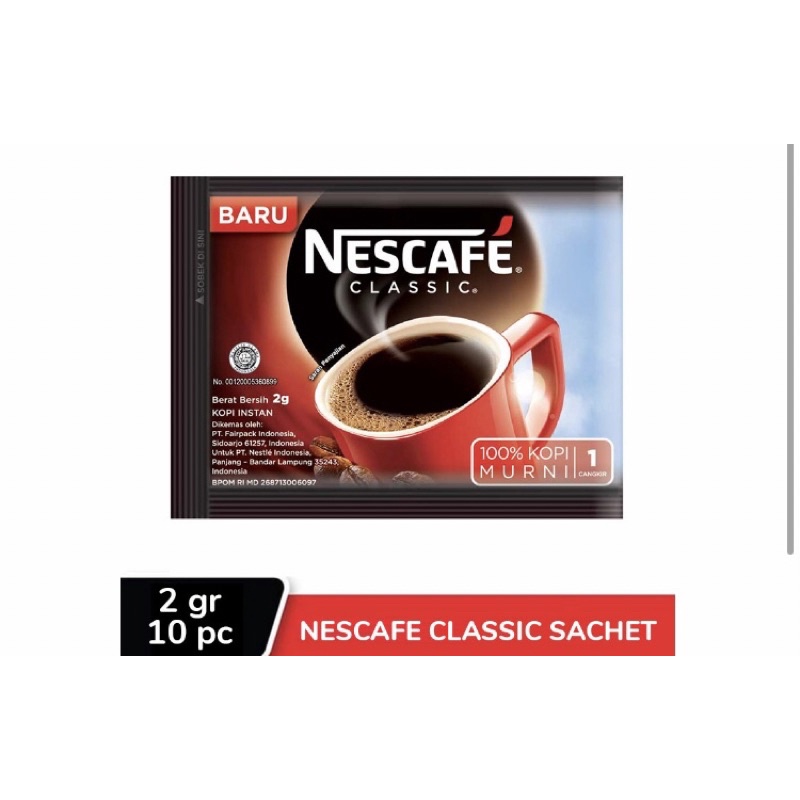 

NESCAFE Classic Coffe 10 x 2 g