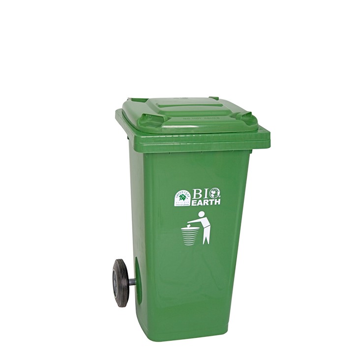 TEMPAT SAMPAH 100 LITER GREEN LEAF 2310 RODA SEGI BIO PLASTIK / Kotak Sampah Dust Bin Perumahan