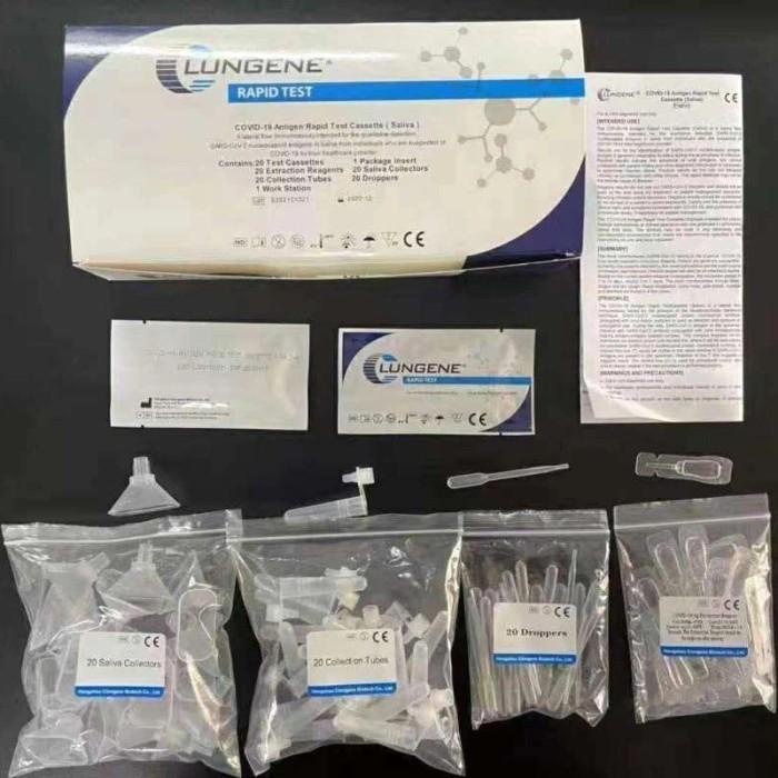 Diagnosa / Lungene Saliva Antigen Test Isi 20T